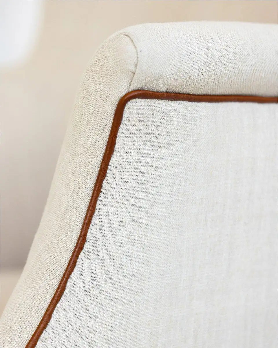 Whimsical Hand-Carved Wooden Leaf Chair