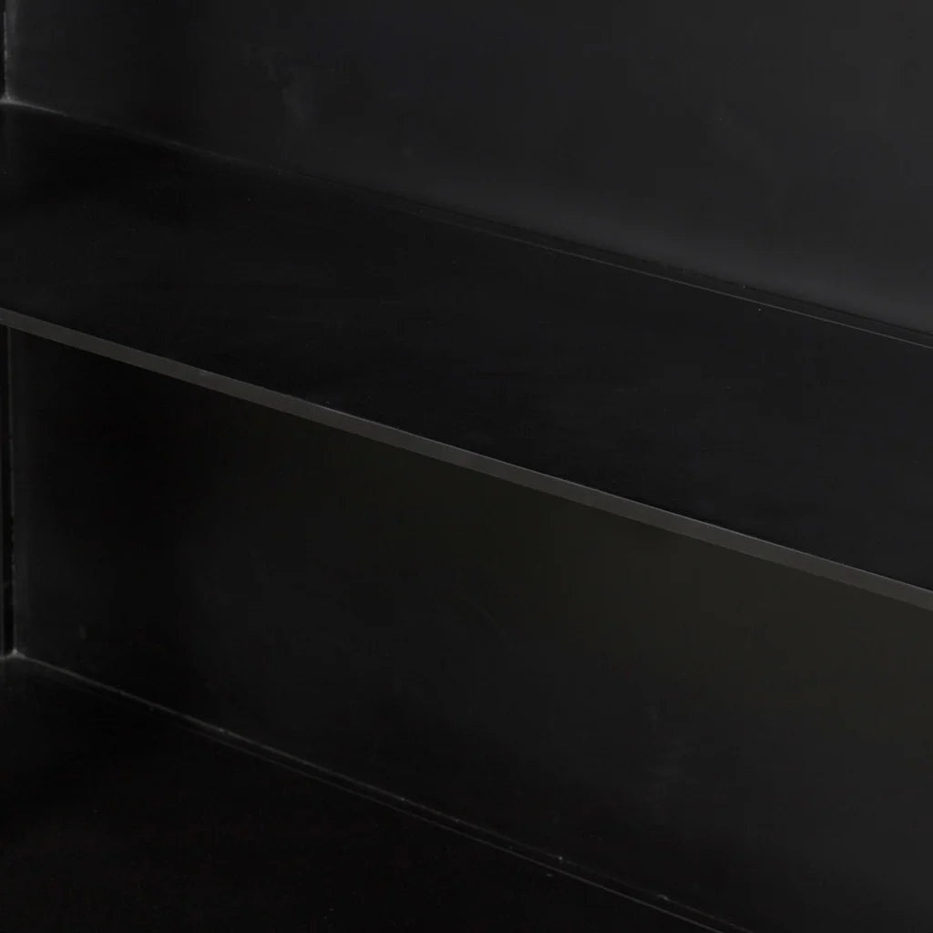 Industrial Style Metal Curio Storage Cabinet