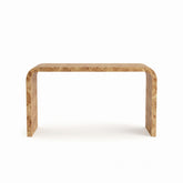 Waterfall Burl Wood Console