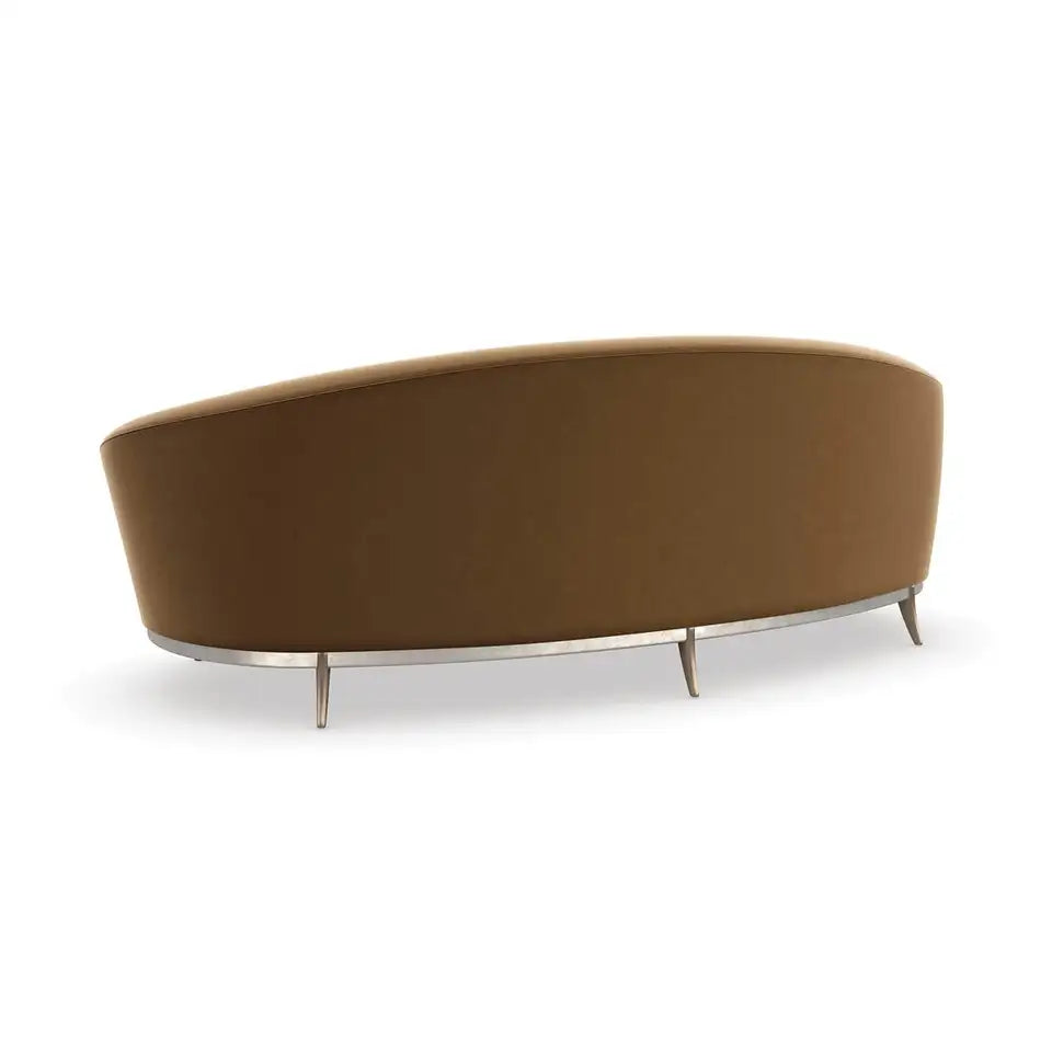 Mid-Century Modern Curved Seating Piece