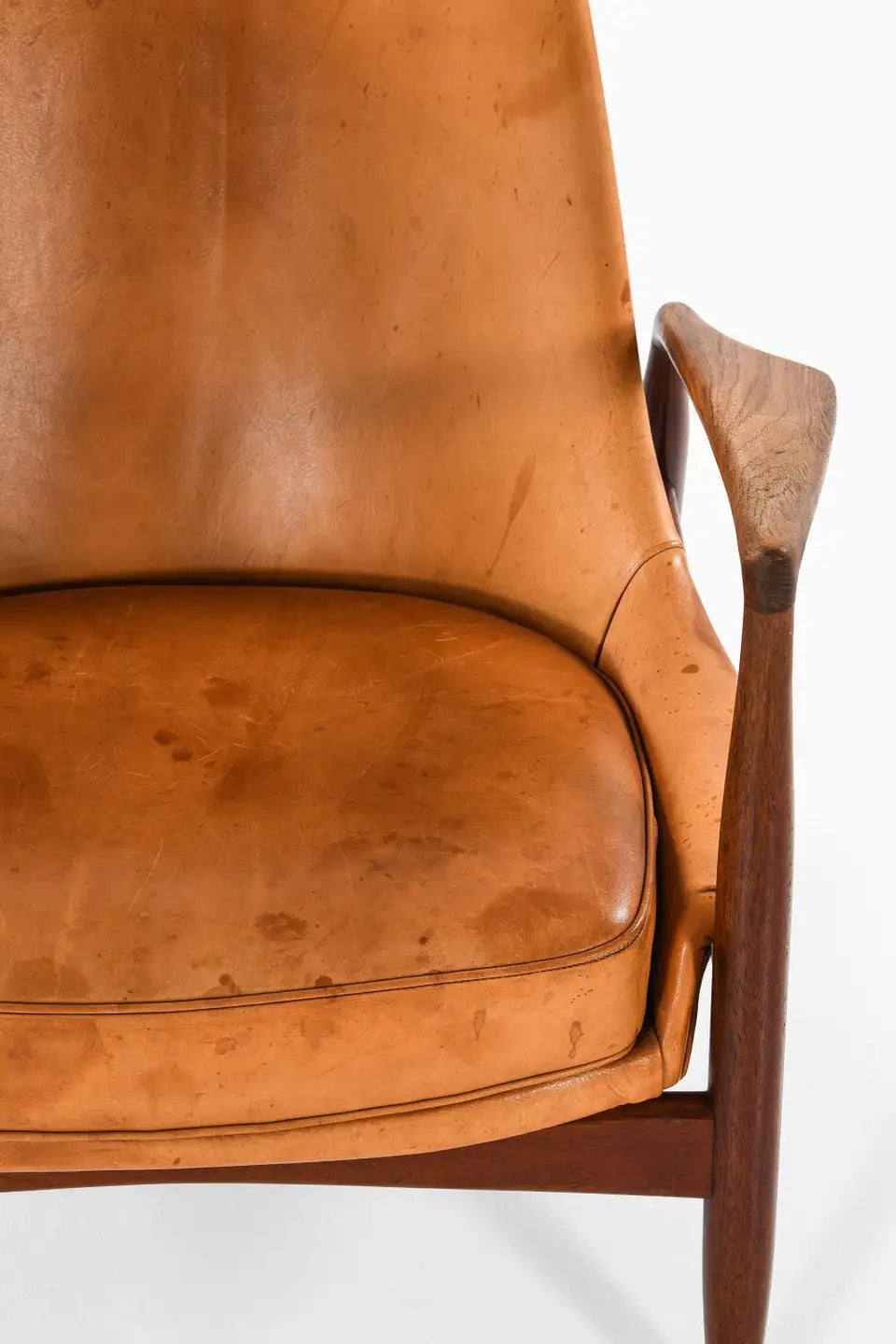 Classic Retro Leather Accent Chair Set