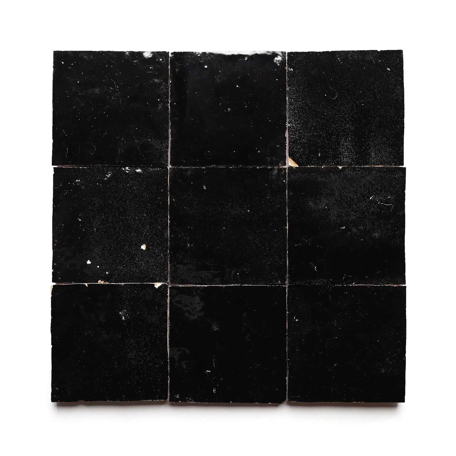 Carbon Black Moroccan Zellige