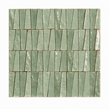 Sage Green Handcrafted Moroccan 1×4 Zellige Tile