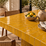 Mustard Yellow Handcrafted Moroccan 2×6 Zellige Tile