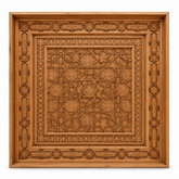 Moroccan Cedar Wood Ceiling Panel – Full Lattice Arabesque