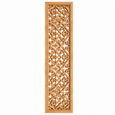 Moroccan Cedar Wood Pierced Lattice Screen Panel