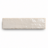 Natural White Handcrafted Moroccan 2×6 Zellige Tile