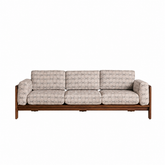 Blue Geometric Outdoor Sofa