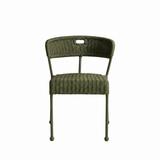 Olive Woven Rope Dining Chair