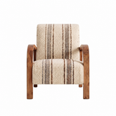 Vintage Wood Striped Armchair