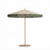 Cream Fringe Patio Umbrella