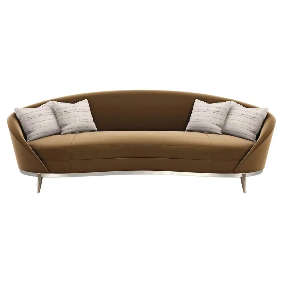 Mid-Century Modern Curved Seating Piece