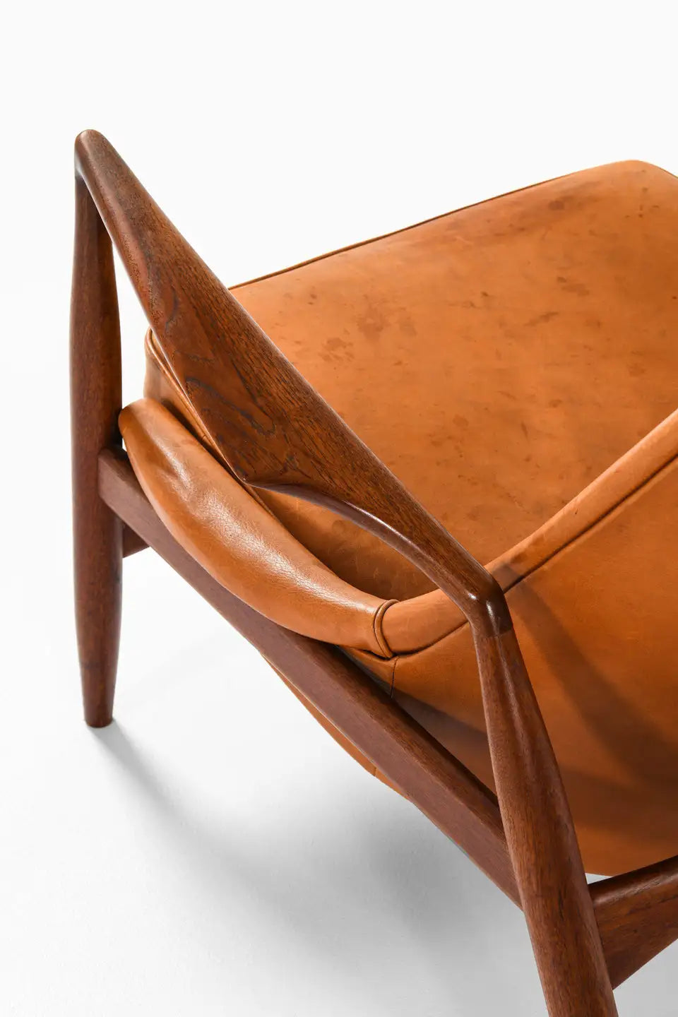 Classic Retro Leather Accent Chair Set