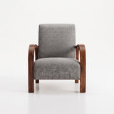 Mid-Century Modern Curved Armchair