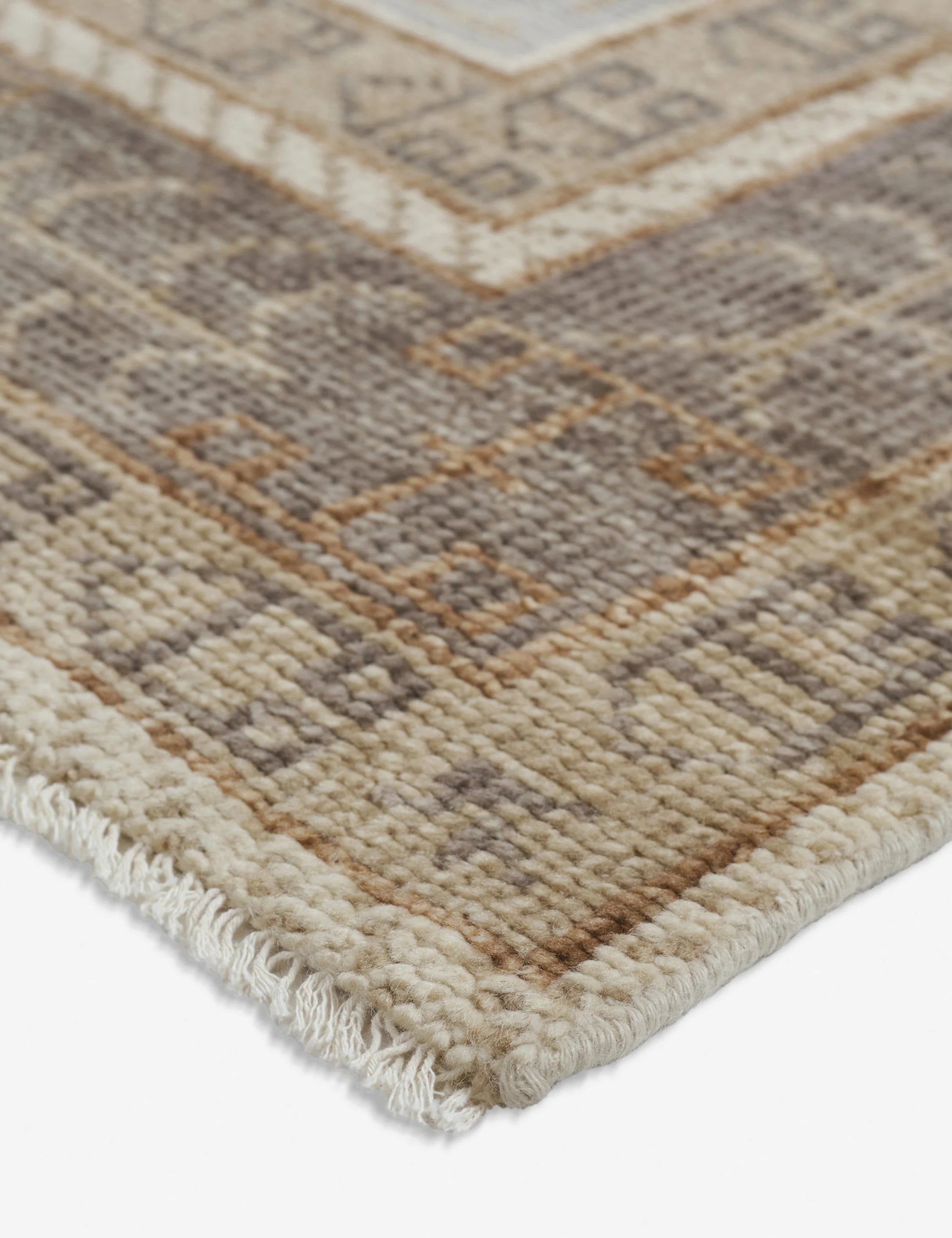 Earth-Toned Medallion Tribal Rug
