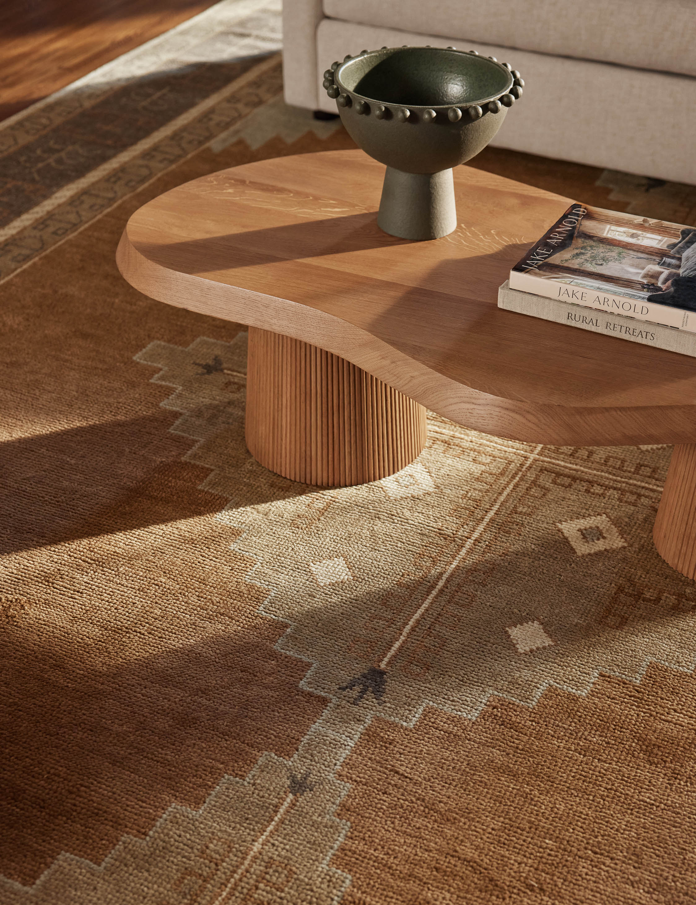 Earth-Toned Medallion Tribal Rug