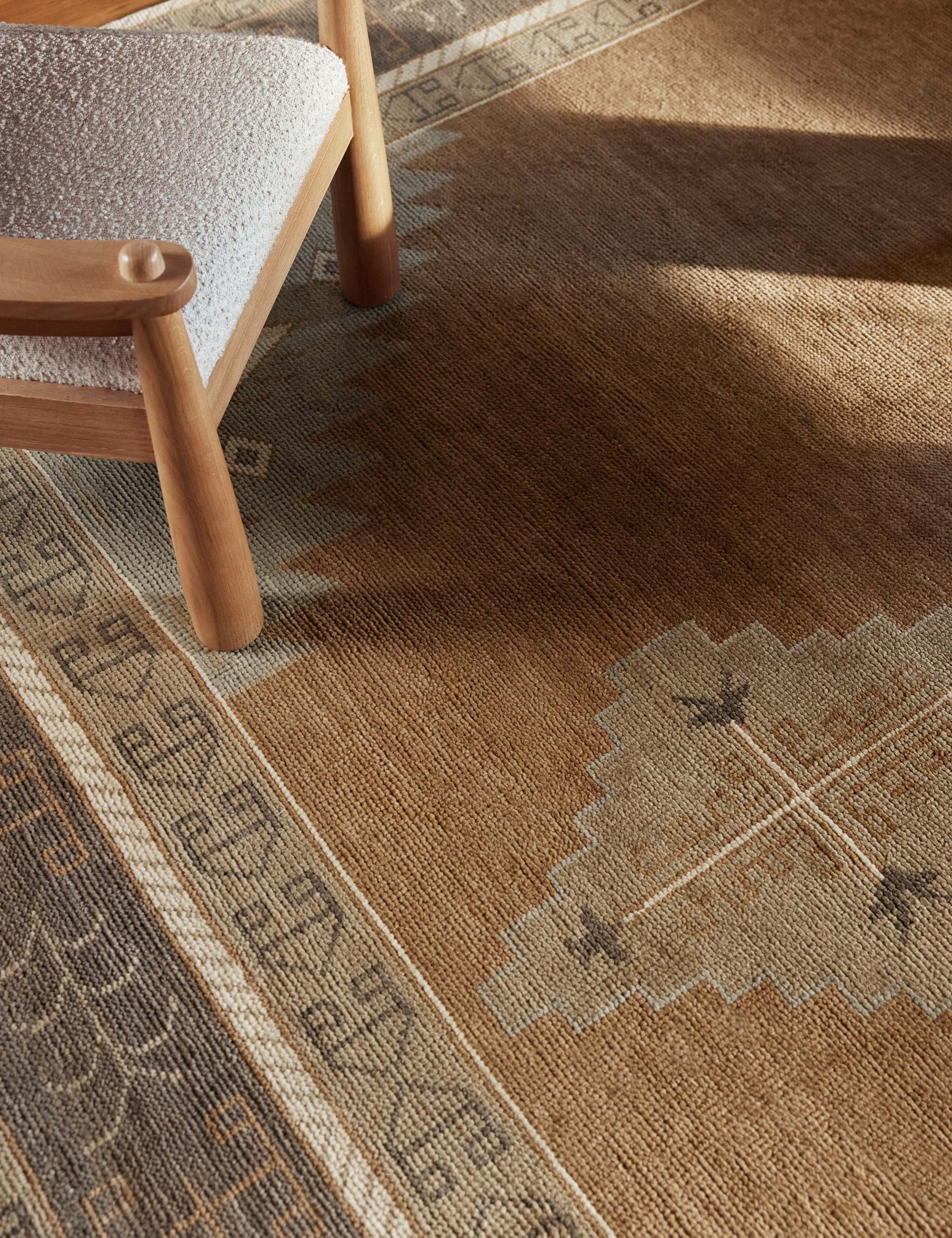 Earth-Toned Medallion Tribal Rug