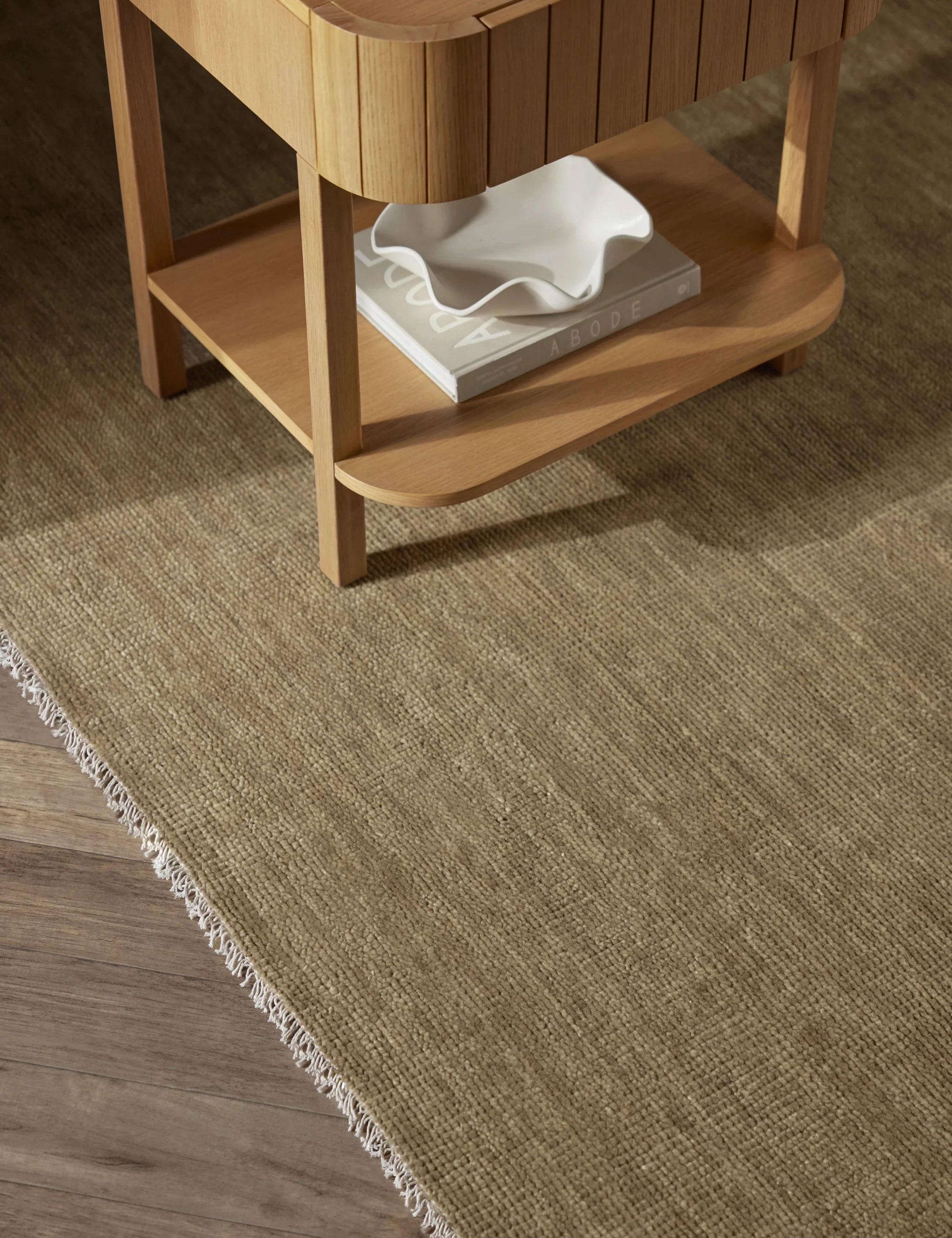 Hand-Woven Wheat Heritage Rug