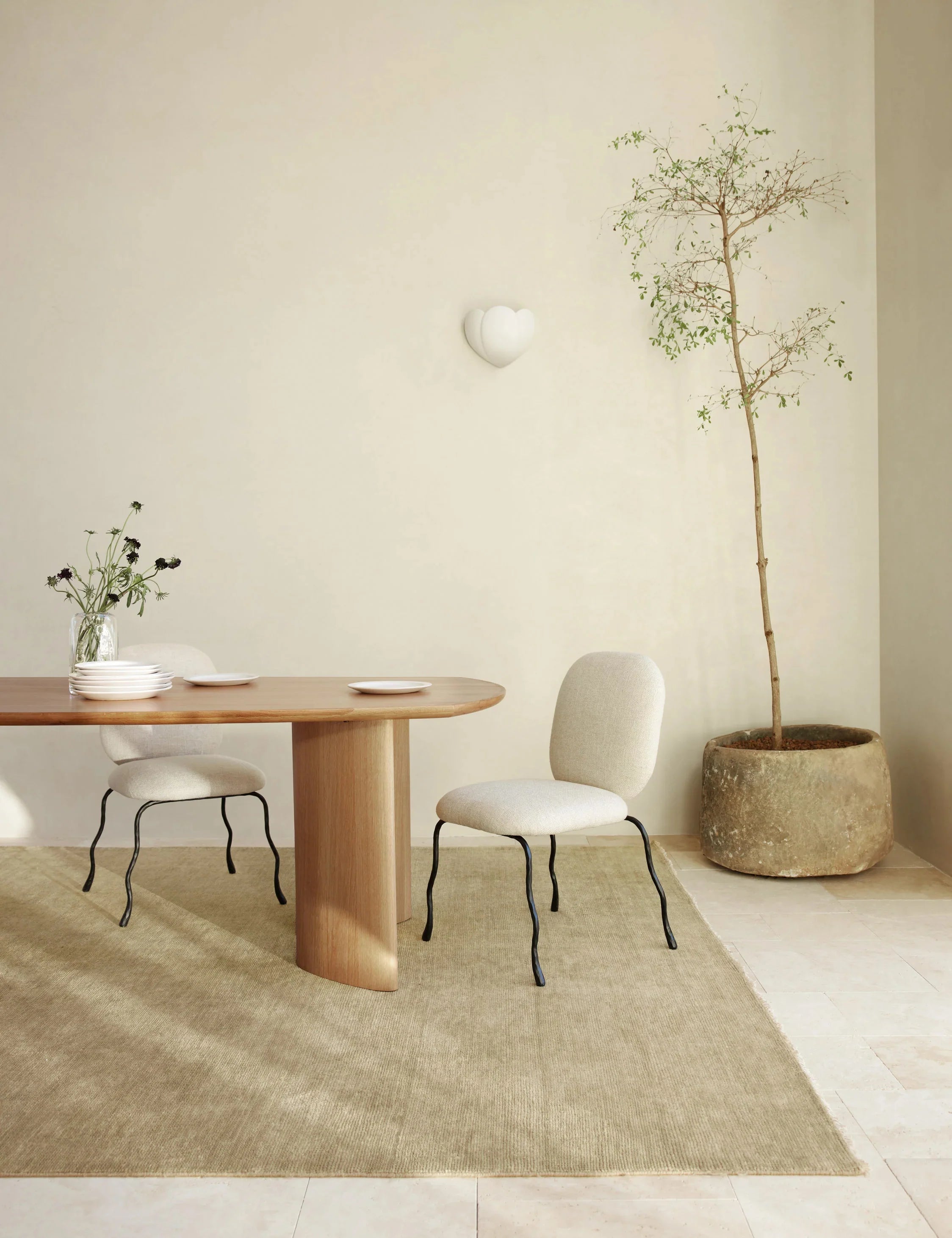 Hand-Woven Wheat Heritage Rug