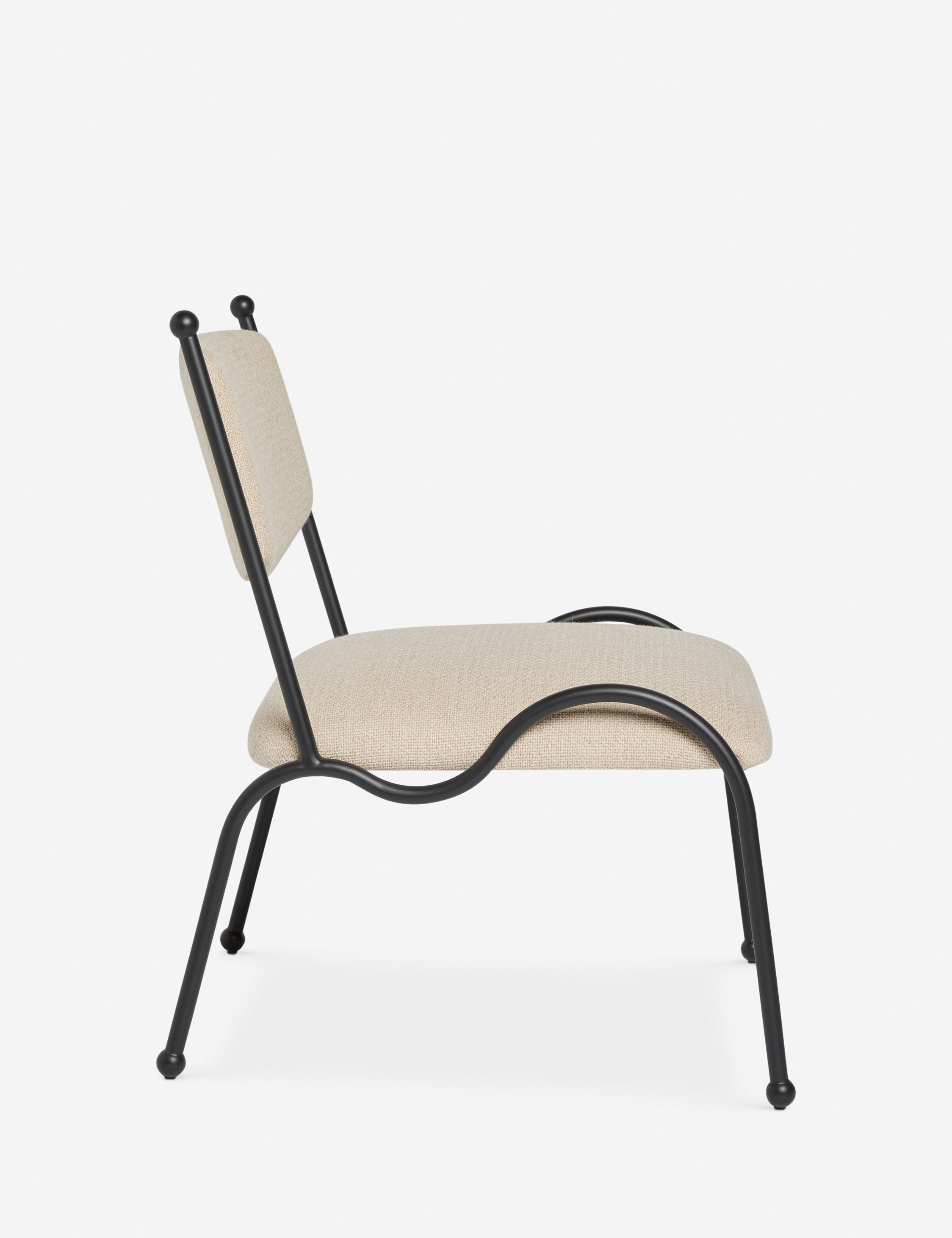 Fidia Taupe Basketweave Accent Chair