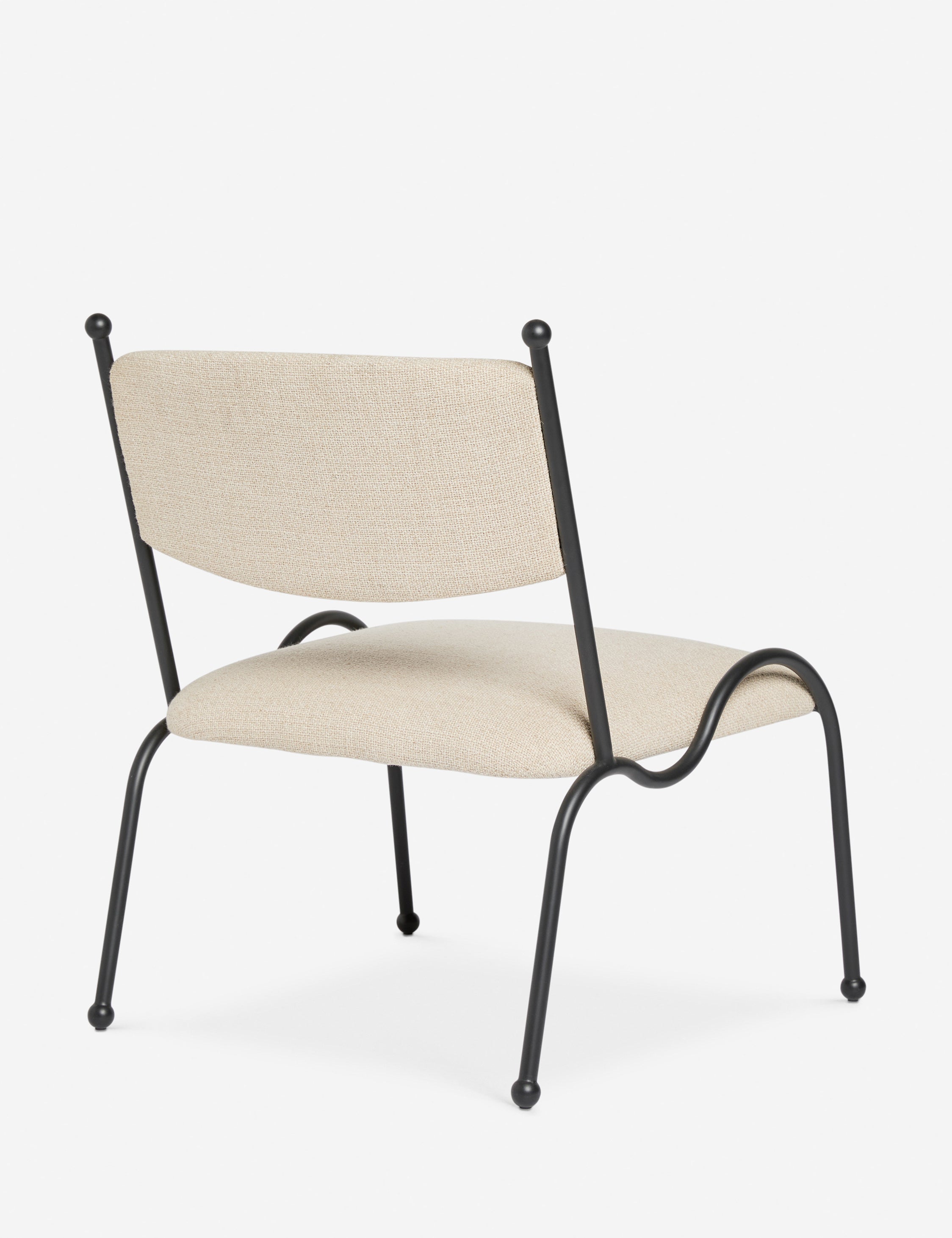 Fidia Taupe Basketweave Accent Chair