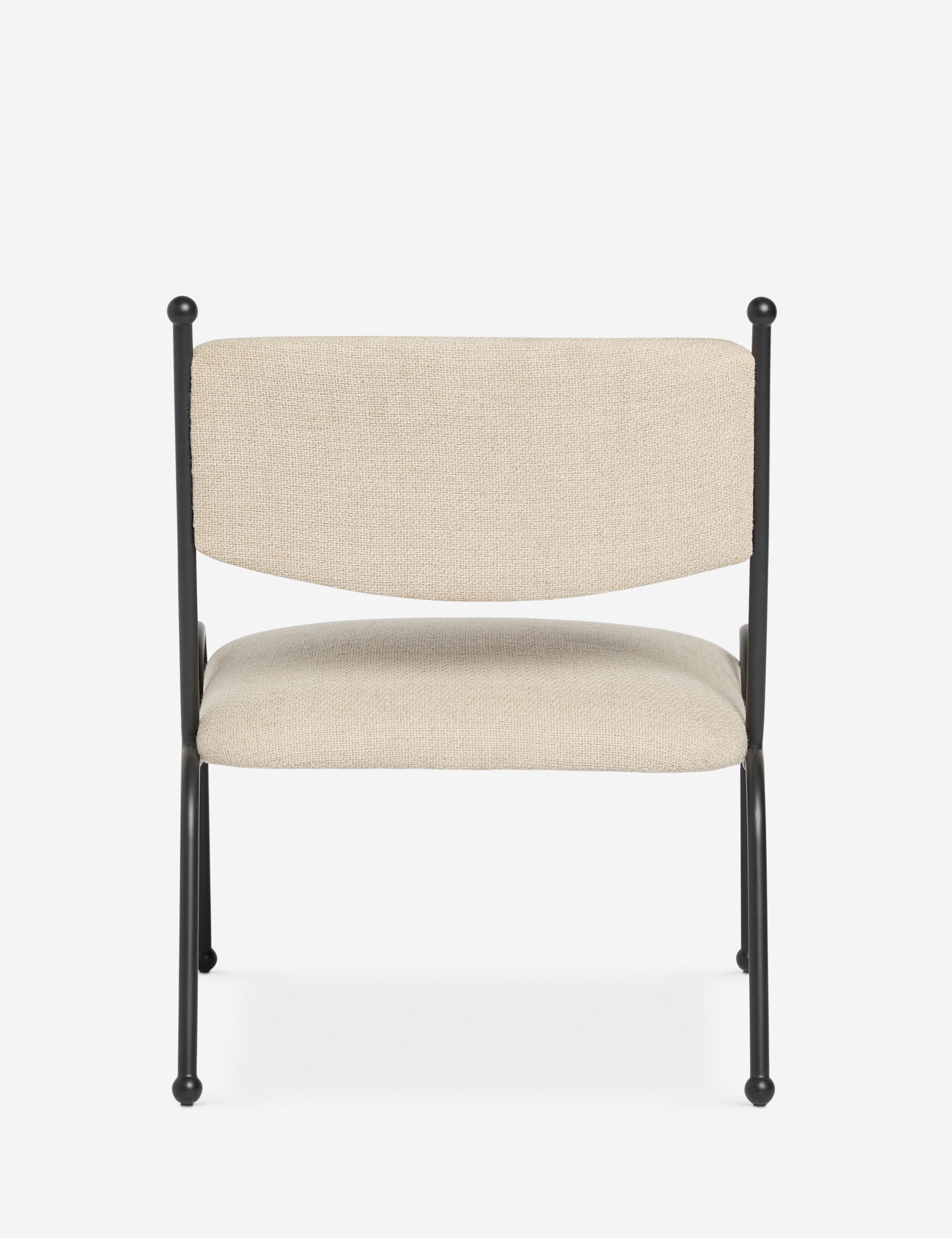 Fidia Taupe Basketweave Accent Chair