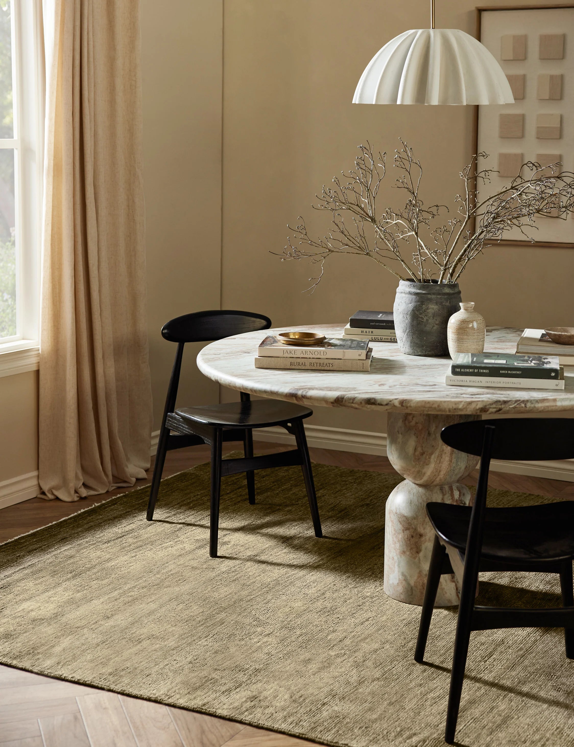 Hand-Woven Wheat Heritage Rug