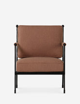 Industrial Terracotta Lounge Chair