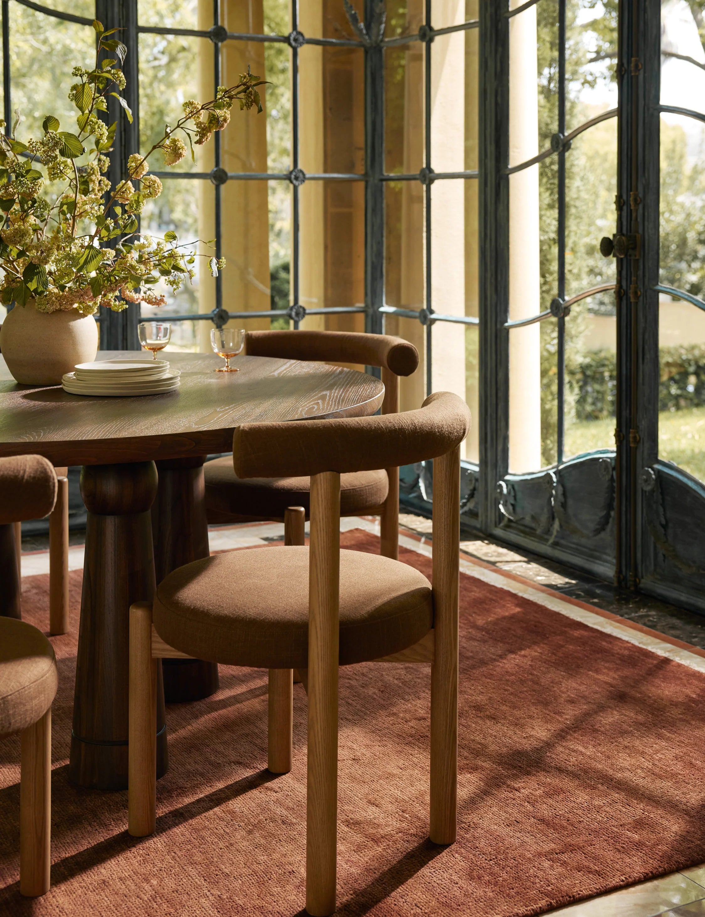 Hand-Woven Wheat Heritage Rug