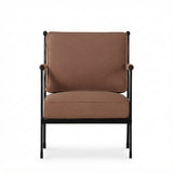 Industrial Terracotta Lounge Chair