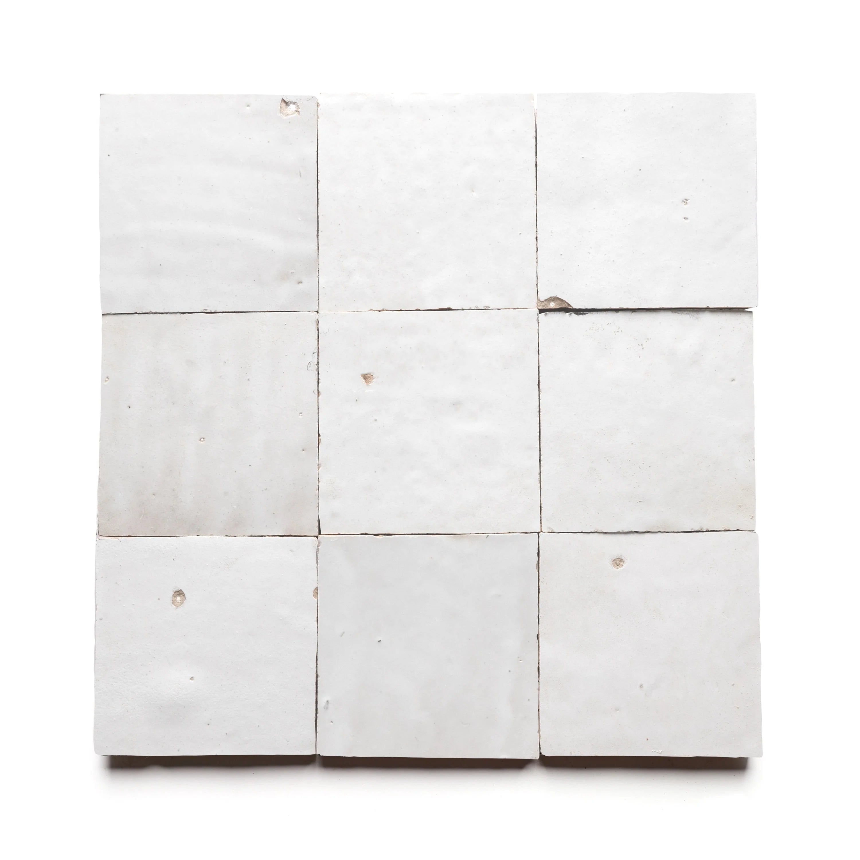 Pure White Moroccan Zellige