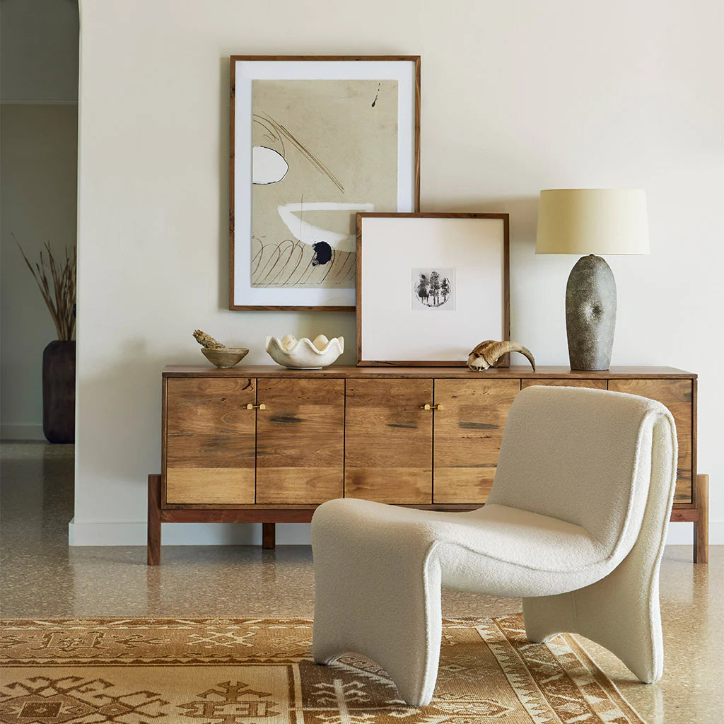 Reza Modern Walnut Media Console
