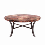 Windom Hammered Copper Coffee Table