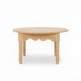 Handcrafted Round Cedar Table