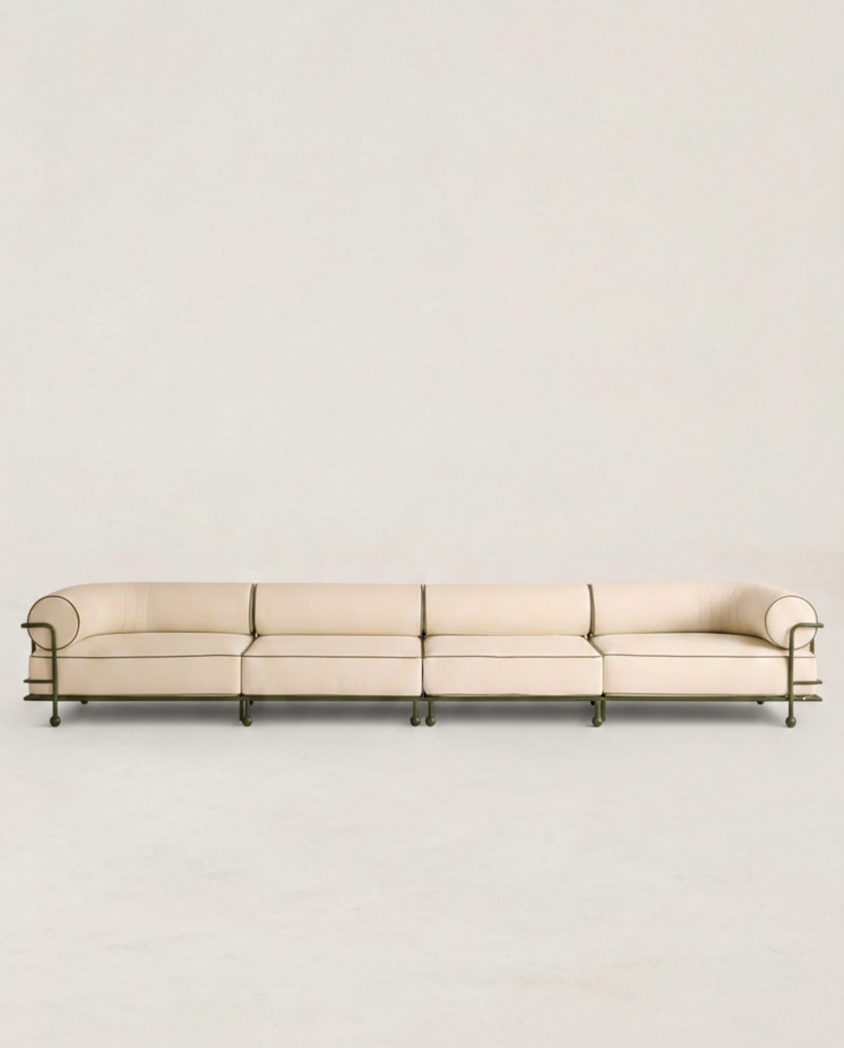 Gaspard Outdoor Sofa – 5 Seat, Off White