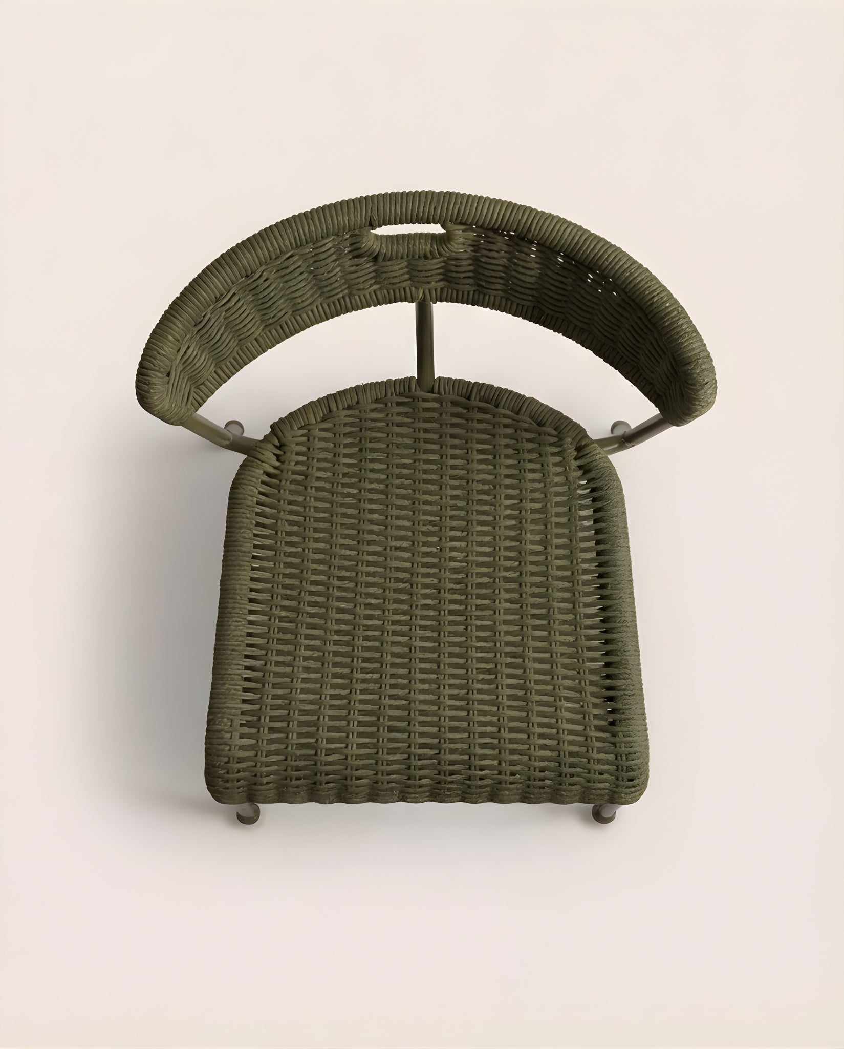 Olive Woven Rope Dining Chair