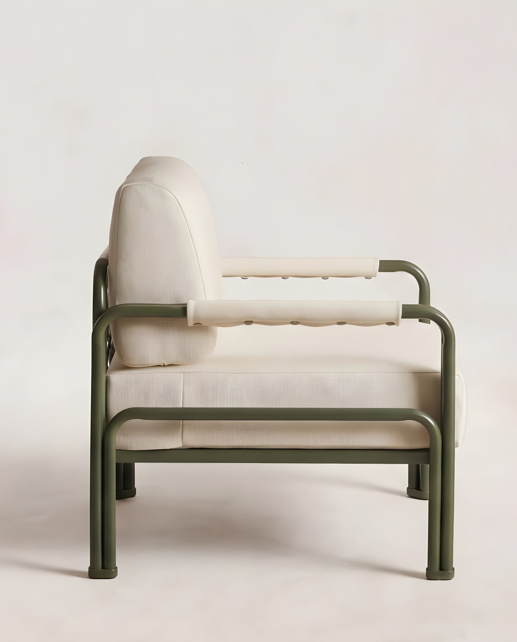Industrial Frame Canvas Lounge Chair