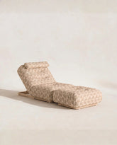 Geometric Jacquard Chaise Lounge