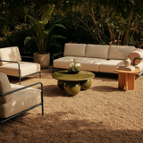 Sage Green Spherical Coffee Table
