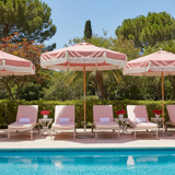 Retro Fringe Patio Umbrella