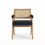 Modern Cane Accent Chair
