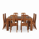 Handcrafted Wood Table & Chair Set