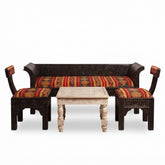 Tribal Living Set with Kilim Sofa