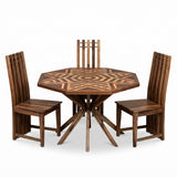 Octagonal Geometric Inlay Table