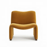 Velvet Sculptural Lounge Chair