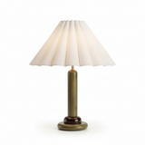 Classic Pleated Lamp Pure White Background