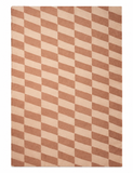 Tonal Beige Geometric Harlequin Rug