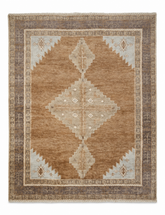 Earth-Toned Medallion Tribal Rug