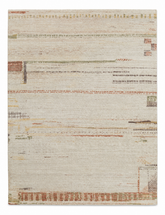 Abstract Earth Tones Modern Rug