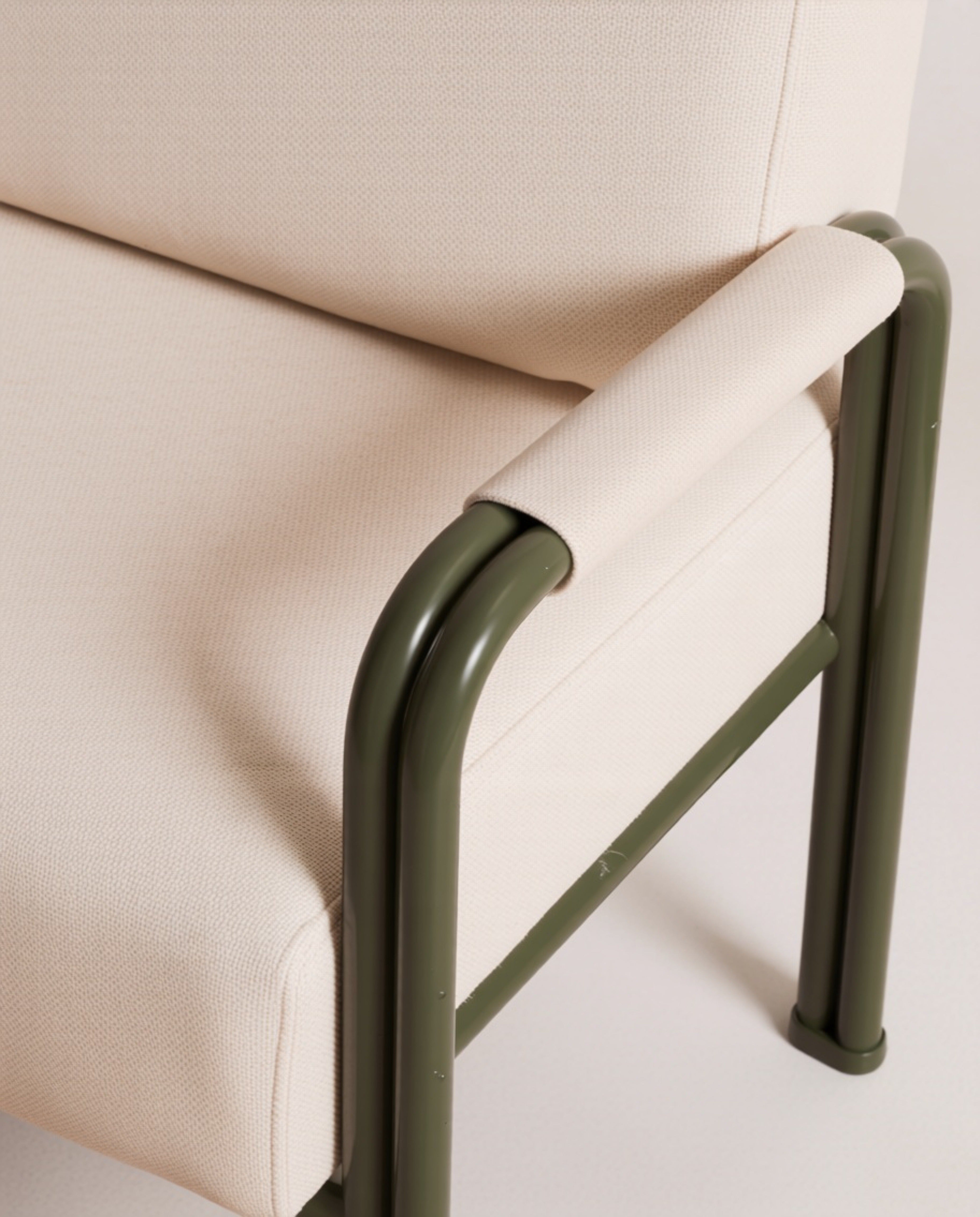 Industrial Frame Canvas Lounge Chair